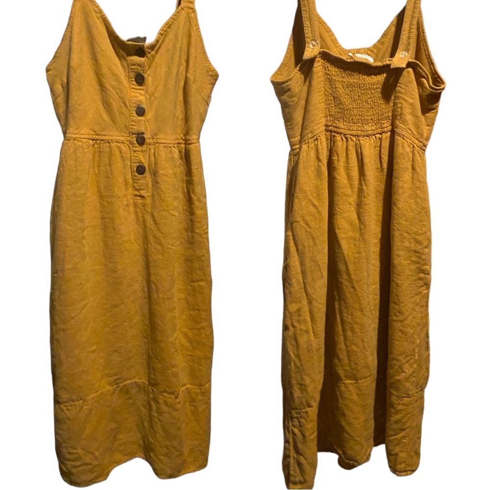 Universal Threat Linen Blend Dress Size ZS